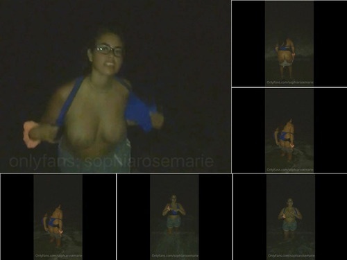 SOPHIE.LOU.WHO SOPHIE LOU WHO 20200707-506735730-got naked on a public beach and sand on my titties for this  Video image