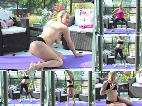 teachers AuntJudys 20 10 30 Jade Yoga Workout Turns Into Masturbation image