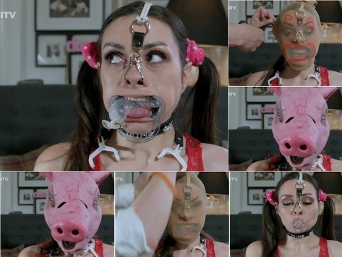 leashing PetGirls Valentina  Pig Face image