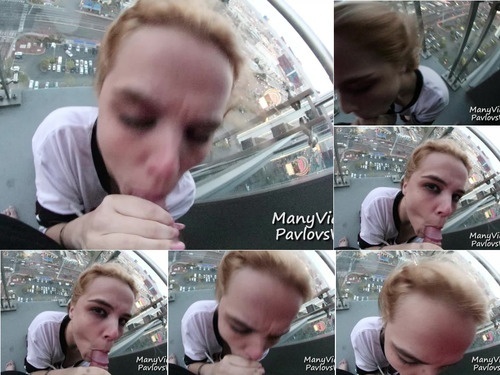PavlovsWhore Balcony Blowjob and Facial image