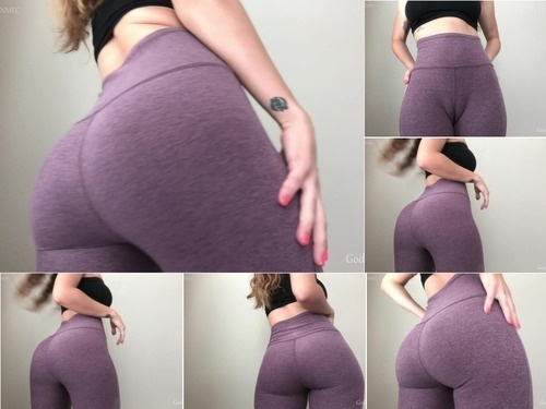 Pussy Slips Yoga Pants Worship image