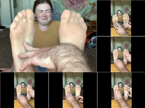 Toe Licking freckled feet 30-06-2020 or those of you who love tickling content image