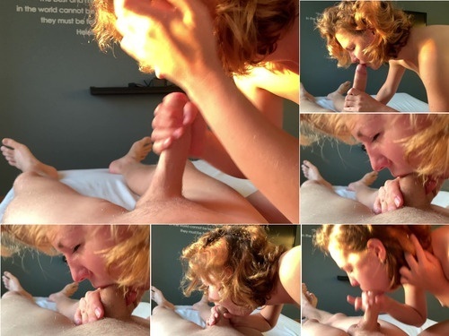 Finnish Girl Sucking Cock in Morning  Cum in Mouth Deepthroat  Deep Blowjob  POV JaneandMark 2160p image