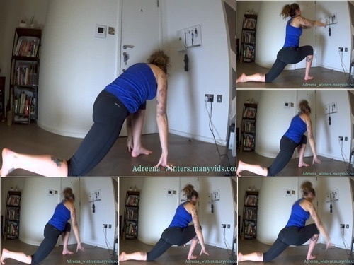 Adreena Winters lycra yoga session image