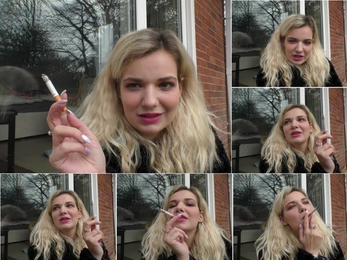 Bad Dolly Smoking On A Cold Day image