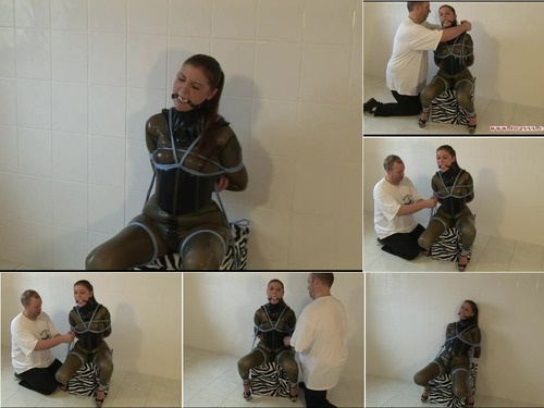 Rope Sexy Rubber Slave Julia Power 1 image