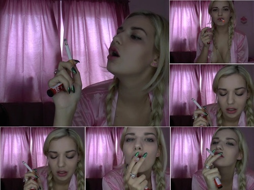 Pijamas Smoking Pretty In Pink And Topless image