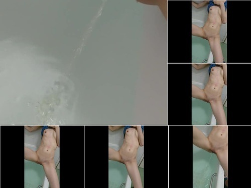 Spanked pee pee in the bath   amateur teen image