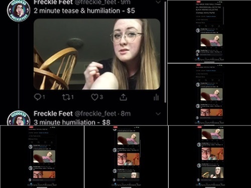Livestreaming freckled feet 01-06-2020 YI I have some pre made videos for sale and image