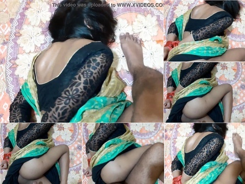Bizarre Green Saree Step Sister Hard Fucking With Step Brother With Dirty Hindi Audio image