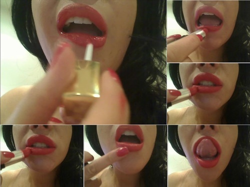 Seductress Red Lips – 1080p image