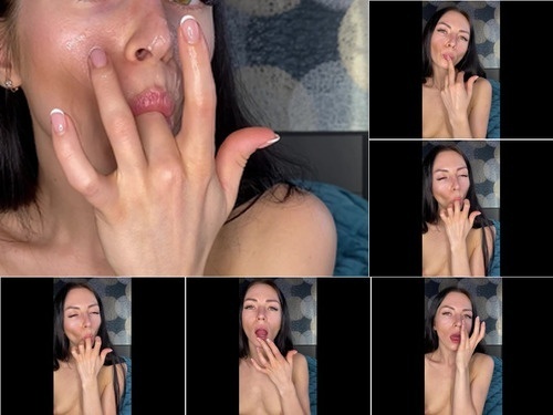 Seductress Sucking fingers cum facial  id 2848094 image