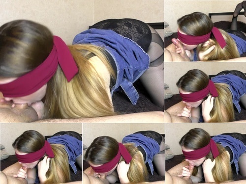 Blindfolder Teen Step Sis Blowjob – Oral Creampie Alina Rose 1080p image