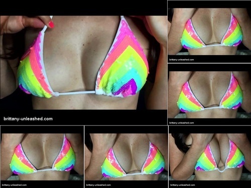 Brittany Marie Slow Motion Tittie Tease image