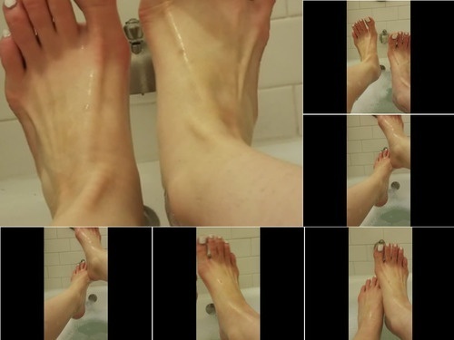 Brainwash goddesseevee 2018-02-03 Feet  Bathtime  LongToes  FootFetish image