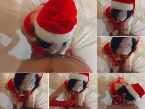 Polish Xmas Blowjob And Cum In Mouth – 1080p image