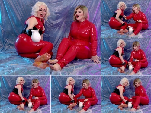 Air Ballon Tasty Foot Fetish Video  CloseUp With Food Fetish  Honey Dirty Feet  Lesbian Barefoot Fun POV 4k Vid – 2160p image