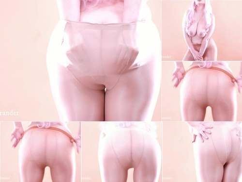 Arya Grander Shiny Oily Pantyhose Teasing And Masturbating – 2160p image