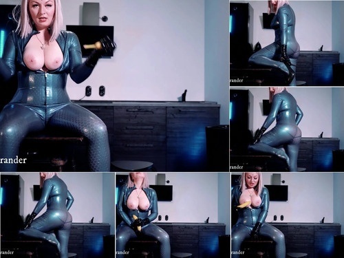 WAM Hottest MILF Arya Grander Tease You  Fetish Model In Latex Rubber Clothes – 1080p image
