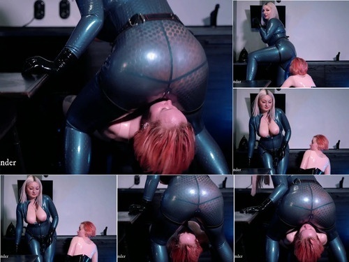 WAM Lesbian Latex Ass Worship  Strapon Suck  Deep Throat  Facesitting – 1080p image