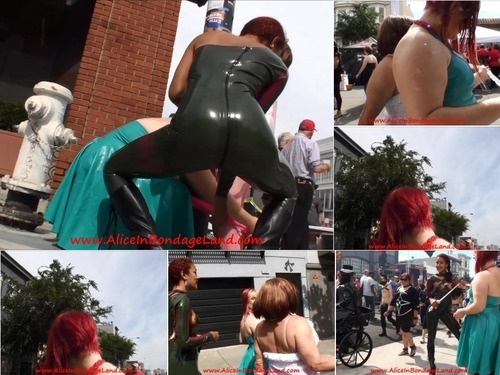 Dungeon Folsom Street Fair Sissy Handjob Public Humiliation image