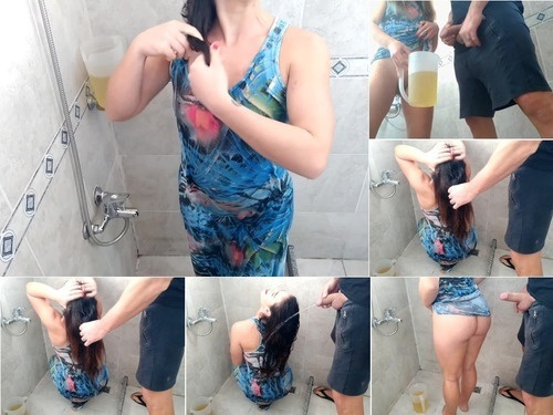 April BigAss Pee Bath Mine And My Stepdaddy More Than 5 Liters  – Only For Me And My Hair  – 1080p image
