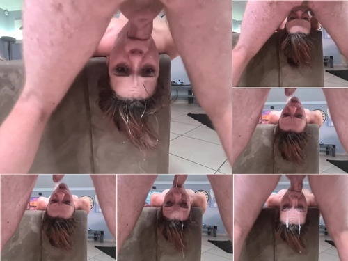 Piss Drinking Extreme Upside Down Sloppy Gagging Facefuck – 1080p image