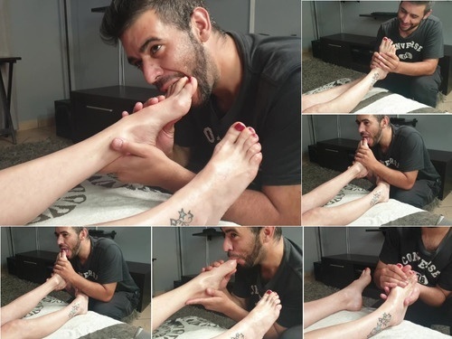 Indian Foot Fetish Oil Massage With Toe Sucking – 1080p image