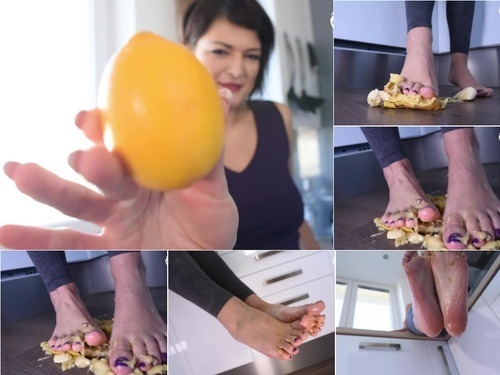 Vietnamese Crushing Fruits Under Her Sexy Bare Feet  POV  Food Crushing  POV Trample  Bare Feet  POV Feet  – 1080p image