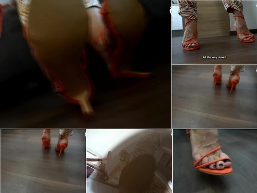 stinky POV Foot Slave On A Leash For Your Cruel Mistress  POV Femdom  POV Foot Worship  High Heels  Feet  – 1080p image
