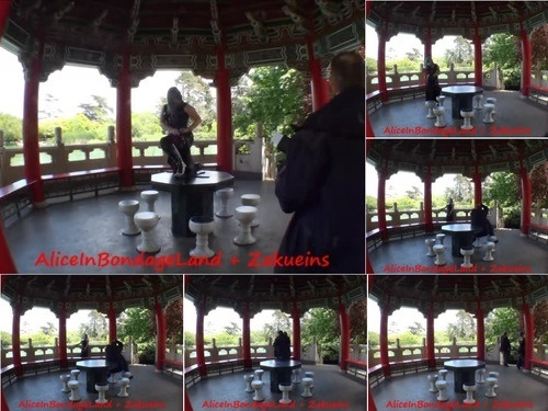 Canning Chinese Pavilion Public Fetish Photoshoot FULL MOVIE SD image