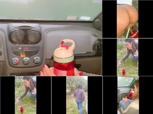 Abuse Drinking Pee In The Car With My Friend Belle Amore On The Public Highway More Than 1 Liter – 2160p image