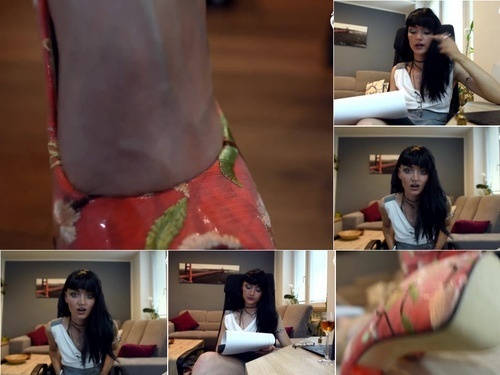 stinky Porn Interview Ends Up With Foot Job  POV  POV Foot Worship  Extra High Heels  Footdom  Toes  – 1080p image