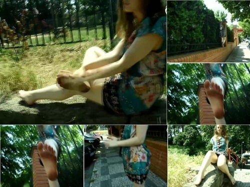 Sandals Barefoot Walking And Anna s Sexy Dirty Feet   Foot Fetish  Foot Teasing  – 1080p image