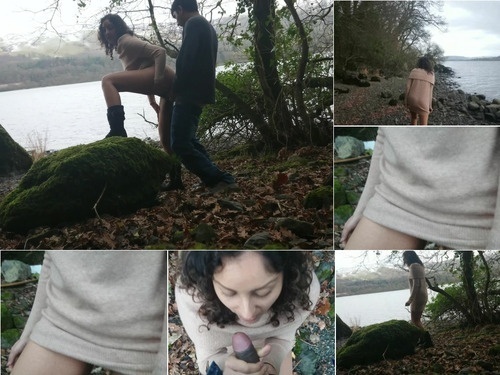 Sex Story Nearly Caught Outdoor Public Fuck Finger   Suck By The Lake Tinder Date – 2160p image