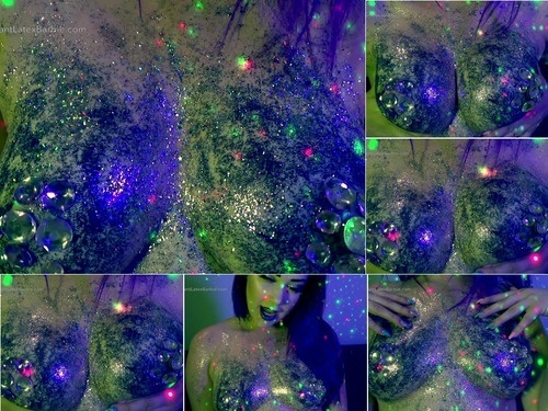 Purple Hair Glitter Tits P0ppers Mesmerize image