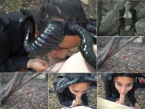 Senorita Every Halloween This Sexy Succubus Deepthroats Another Dick On A Public Trail In The Haunted Woods – 2160p image