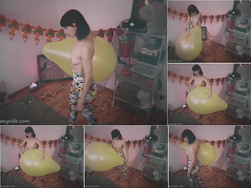 huge dildos Yr Balloon Got Popped  Topless Role Play image