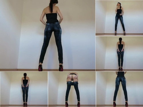 Mylene Wetting Jeans Amp Fisting Standing image