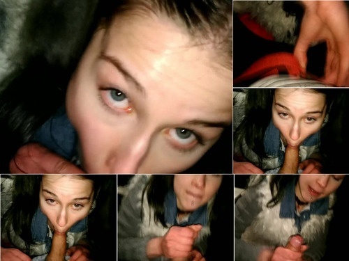 DeepTroat 018 POV Public Blowjob – Cute Sluty Teen and her Deep Throat at Roadside Laruna Mave 1080p image