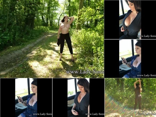 Big Tits. BlowJob 2018 08 17 Terri Stripping In The Woods image