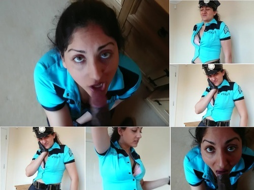 Sexy Jill Police Sergeant Orders Recruit To Swallow Cum In Exchange For Favours POV – 1080p image