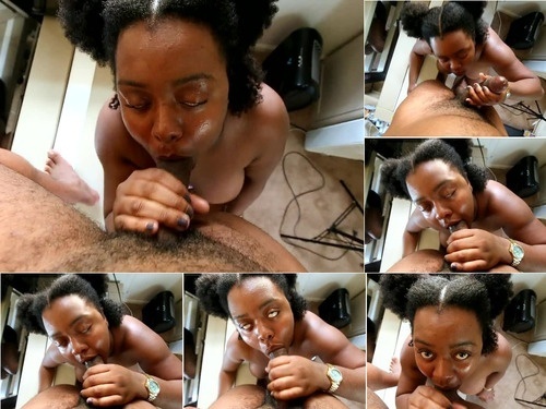 african Bare-Faced Ebony  Eye Rolling Blowjob   Hardcore Quickie Jade Jordan 720p image