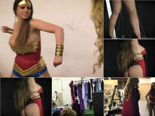 Cherie Deville Superheroine Super Girl VS Wonderwoman image