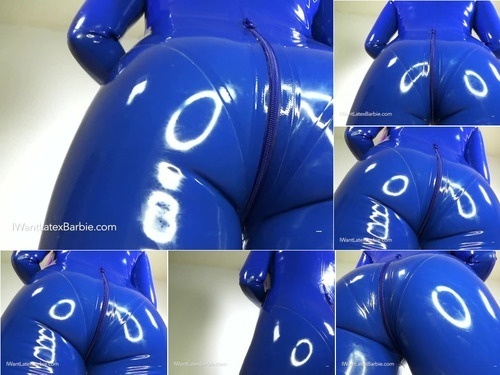 Latex Barbie Blue Booty Ignore image