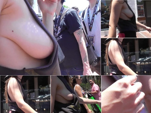 Nipple Slip Convention Center Sideboob image