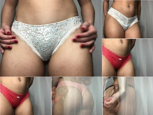 Curly Hair Panty Try On Encouragement image