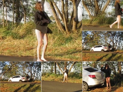 Policewoman Customised Video Naked On The Road image