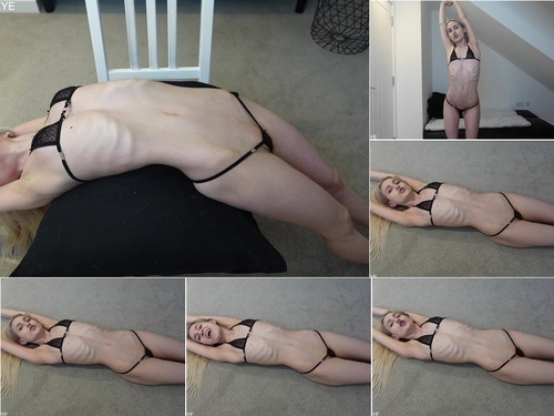 Sofie Skye Skinny Tummy Stretching Back Arching image