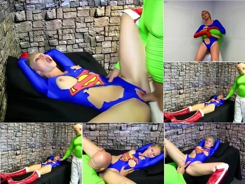 Free Use Super Gurl faces the Terror or Radioactive Man XXX image